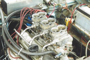 Earlier engine view