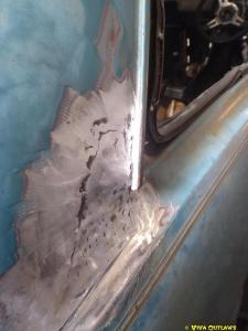 Rear quarter repair 2