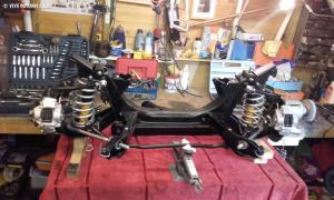 Ian's GT 10 - Front crossmember rebuilt